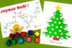 Christmas Coloring Pages to Complete with Fingers - 4 - Christmas Craft Activities - 10doigts.com - Christmas Craft Activities – 10doigts.fr