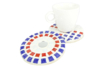 posavasos mosaico - Mosaicos de vidrio – 10doigts.fr