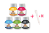 Drawing Ink, 60 ml - 5 Colors - 2 - Liquid Inks - 10doigts.com - Liquid Inks – 10doigts.fr
