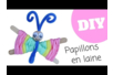 Wool Butterflies - 3 - Animal Crafts: Our Creative Ideas for Children - 10doigts.com - Animal Crafts: Our Creative Ideas for Children – 10doigts.fr