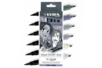 Lyra Aqua Brush Duo Markers, 6 Shades of Grey - Alcohol Markers – 10doigts.fr