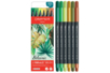 Felt-tip Pens FIBRALO "Botanic" - Brush markers: precision and flexibility for drawing – 10doigts.fr