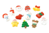 Christmas Resin Figurines - 12 Pieces - 4 - Small Christmas Decorations - 10doigts.com - Small Christmas Decorations – 10doigts.fr