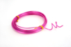 hilo metálico 2 mm rosa fucsia - Hilo de aluminio - Accesorios Manualidades – 10doigts.fr