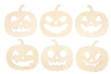 Wooden Pumpkins - 6 Pieces - 1 - Halloween Decoration Stands - 10doigts.com - Halloween Decoration Stands – 10doigts.fr