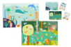 Gomets + 2 decoraciones : 2 Temas (mar y bosque) - Kits creativos gomets – 10doigts.fr