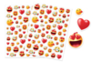 Gommettes "Emoticones LOVE" - 2 planches - Stickers Father's Day – 10doigts.fr