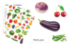 Stickers "I Learn Fruits and Vegetables" - 60 pcs - 1 - Flower, Fruit, and Vegetable Stickers - 10doigts.com - Flower, Fruit, and Vegetable Stickers – 10doigts.fr