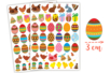 gomets huevos chocolate Pascua - Pegatinas de Pascua – 10doigts.fr