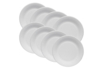 Assiettes en carton blanc - 8 pièces - 1 - Disposable and Reusable Tableware - 10doigts.com - Disposable and Reusable Tableware – 10doigts.fr