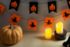 guirlande halloween en feutrine - Hojas de fieltro – 10doigts.fr