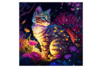 Diamond Painting Kit, Cat - 30 x 30 cm - 1 - Diamond Painting: Complete Kit - 10doigts.com - Diamond Painting: Complete Kit – 10doigts.fr