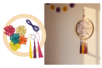 Dreamcatcher Kit with Beads and Pom Poms - 6 Pieces - 1 - Wooden Decorative Suspensions - 10doigts.com - Wooden Decorative Suspensions – 10doigts.fr