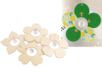Wooden Sun Catcher Flower Kit - 4 Pieces - 1 - Wooden Decorative Suspensions - 10doigts.com - Wooden Decorative Suspensions – 10doigts.fr