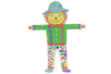 Giant Scarecrow Coloring Kit - 3 - Autumn Decorations - 10doigts.com - Autumn Decorations – 10doigts.fr