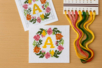 Cross Stitch Kit: Personalized Monogram - 2 - Sewing Kits - 10doigts.com - Sewing Kits – 10doigts.fr