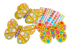 Kit de mariposas de cartón duro + gomets - 6 piezas - Kits creativos gomets – 10doigts.fr