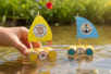 Floating Mini Boats Kit - 4 Pieces - 1 - Ready-to-use Kits - 10doigts.com - Ready-to-use Kits – 10doigts.fr