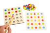 Fine Motor Skills Kit + tray + pompoms + tweezers - 2 - Educational Kits - 10doigts.com - Educational Kits – 10doigts.fr