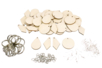 Wooden Jewelry and Keychain Pack - 30 Pieces - 4 - Keychains - 10doigts.com - Keychains – 10doigts.fr