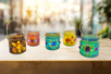 linternas pintura vitral - Actividades manuales luces – 10doigts.fr