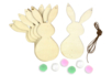 Wooden Bunny Garland Kit - 2 - Easter Craft Kits - 10doigts.com - Easter Craft Kits – 10doigts.fr