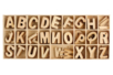 Wood Letters 2.3 cm - 130 pieces - 1 - Letters and Numbers - 10doigts.com - Letters and Numbers – 10doigts.fr