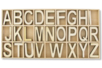 Set of 72 Natural Wooden Uppercase Letters (3 Alphabets) - 1 - 10doigts.com - 10doigts.fr