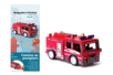 Maqueta vehículo a fricción - Bombero - Maquetas en madera – 10doigts.fr