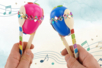 maracas carnaval niño DIY - Actividades manuales Carnaval, Martes de Carnaval – 10doigts.fr