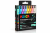 Posca Markers PC1MR - 8 Soft Colors - Calibrated fineliners for precise drawing – 10doigts.fr