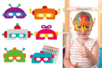 Robot Masks Kit - 6 Masks + Stickers - 1 - Creative Masks for Kids - 10doigts.com - Creative Masks for Kids – 10doigts.fr
