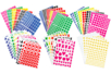 Maxi Pack of Geometric Stickers - 7000 pcs - 1 - Assorted Shapes Stickers - 10doigts.com - Assorted Shapes Stickers – 10doigts.fr