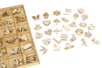 rodillos de madera scrapbooking - Deco en madera cruda – 10doigts.fr