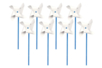 Decorative Windmills - 8 Pieces - 1 - Paper Supports - 10doigts.com - Paper Supports – 10doigts.fr