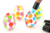 huevos de Pascua infantiles multicolores - Actividades manuales DIY Pascua – 10doigts.fr