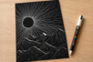 papel negro - Papel para técnicas mixtas – 10doigts.fr