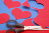 papel terciopelo corazón - Papeles de colores – 10doigts.fr