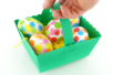 Pascua Pintura dedos Huevos Niños - Actividades manuales DIY Pascua – 10doigts.fr