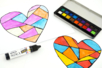 3D Watercolor Heart - 1 - Valentine's Day Crafts - 10doigts.com - Valentine's Day Crafts – 10doigts.fr