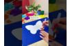 crepe paper butterfly painting - Spring Crafts – 10doigts.fr