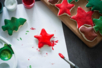 pintura sobre pasta de sal de Navidad - Pinturas en tonos navideños – 10doigts.fr