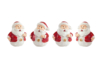 Santa Claus Figurines in Resin - 4 Pieces - 1 - Small Christmas Decorations - 10doigts.com - Small Christmas Decorations – 10doigts.fr