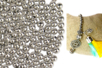 Silver Metallic Round Beads - 1500 beads - 1 - Plastic Beads - 10doigts.com - Plastic Beads – 10doigts.fr