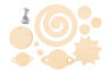 Wooden Solar System Mobile - 2 - Wooden Decorative Suspensions - 10doigts.com - Wooden Decorative Suspensions – 10doigts.fr