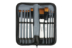 Pincel sintético de calidad premium x 10 pcs, funda de almacenamiento - Pinceles – 10doigts.fr