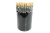 Pinceles de pelo de cerda de cerdo - Tubo de 144 pinceles - Pinceles brochas – 10doigts.fr