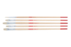 Long-handled flat brushes - 5 pieces - Brushes and brushes for acrylic painting – 10doigts.fr