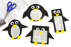 Little Newspaper Penguins - 1 - Kids Crafts Winter - 10doigts.com - Kids Crafts Winter – 10doigts.fr