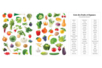 Stickers "I Learn Fruits and Vegetables" - 60 pcs - 2 - Flower, Fruit, and Vegetable Stickers - 10doigts.com - Flower, Fruit, and Vegetable Stickers – 10doigts.fr